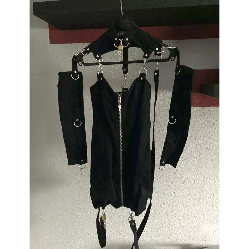 *SOLD* Lip Service 2006 institutionalized bondage dress